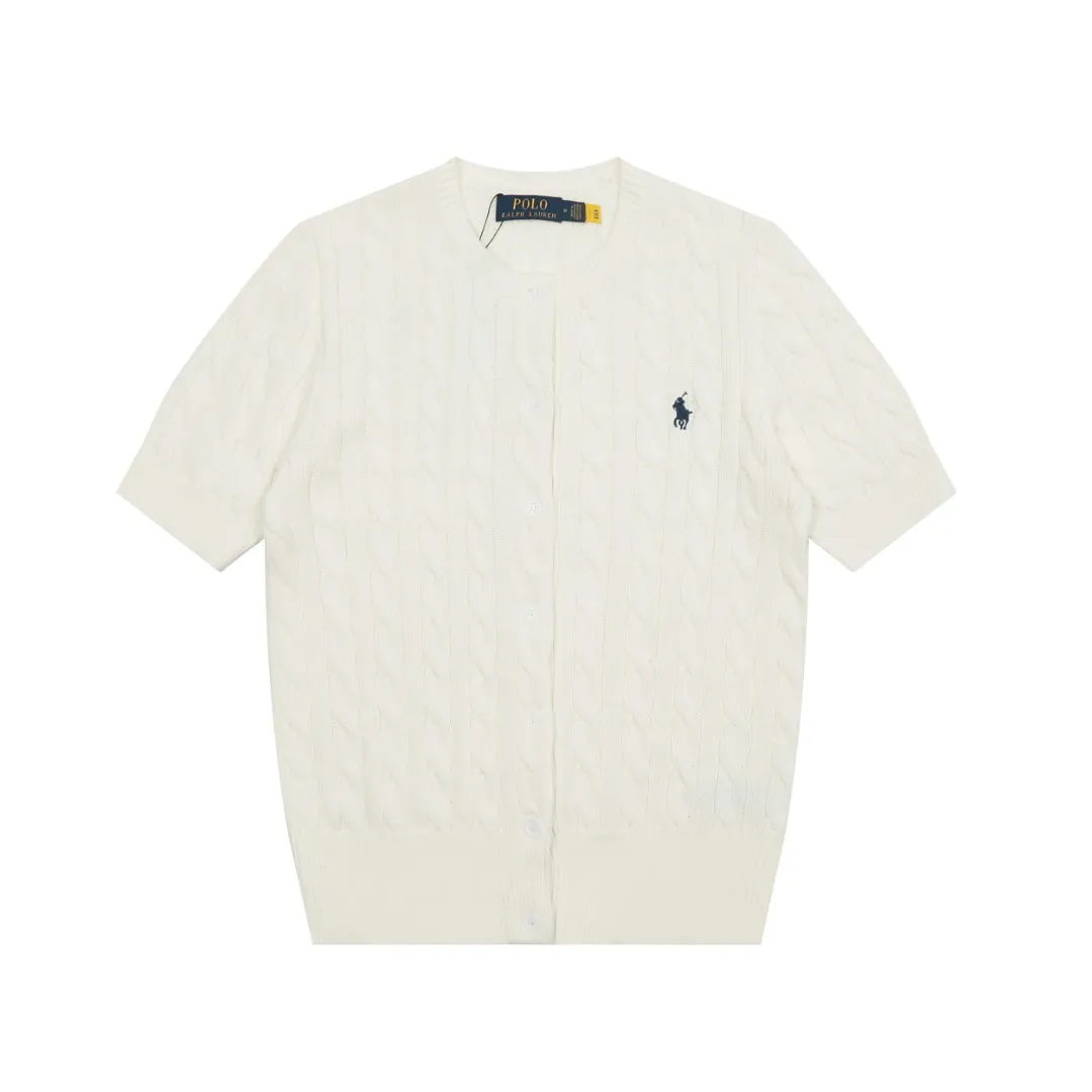 🅿️176 "Top quality" Style number: DS021# (not off the shelves all year round) [Ralph Lauren round neck cardigan solid color pony embroidered logo knitted short sleeves] ✅Ralph Lauren classic basic versatile all-season cardigan knitted short sleeves ✅Main supplier platform live broadcast Wholesale entities Replenish when out of stock Not off the shelves ✅ZP quality 1:1 version Scan the code to enter the GF website Counter quality ✅Details and quality are the only one in Guangzhou. Imported quality cotton yarn, focusing on high-end, cost-effective. Needless to say good quality. ✅The version is restored to the original order. The maximum size can be worn up to 160 pounds. Loose, comfortable and stress-free.